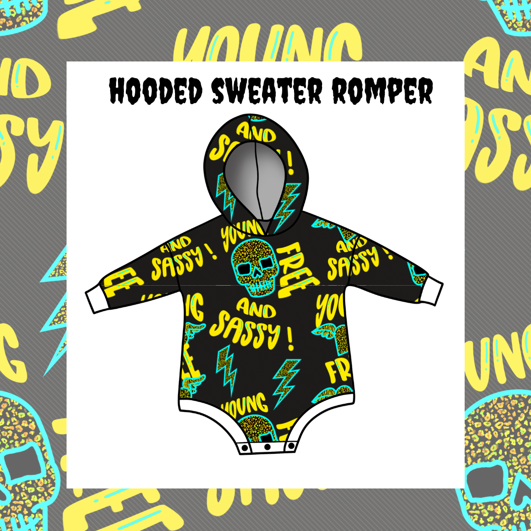 Sweater Romper Handmade for Kids | Alternative Kids Clothing