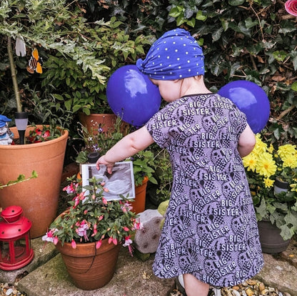 An Alt Originals customer wearing a handmade alternative A-Line Dress