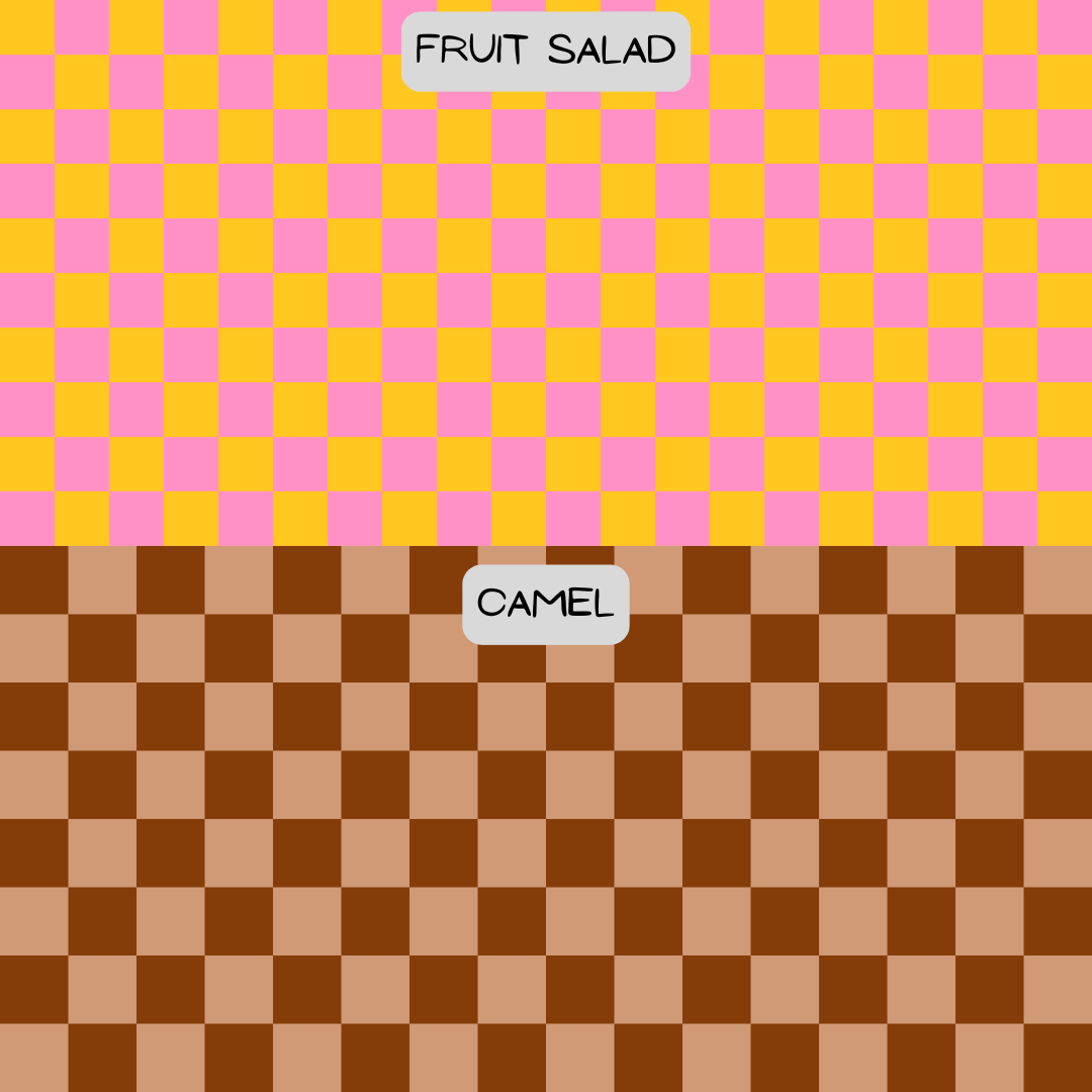 2 different check colour options