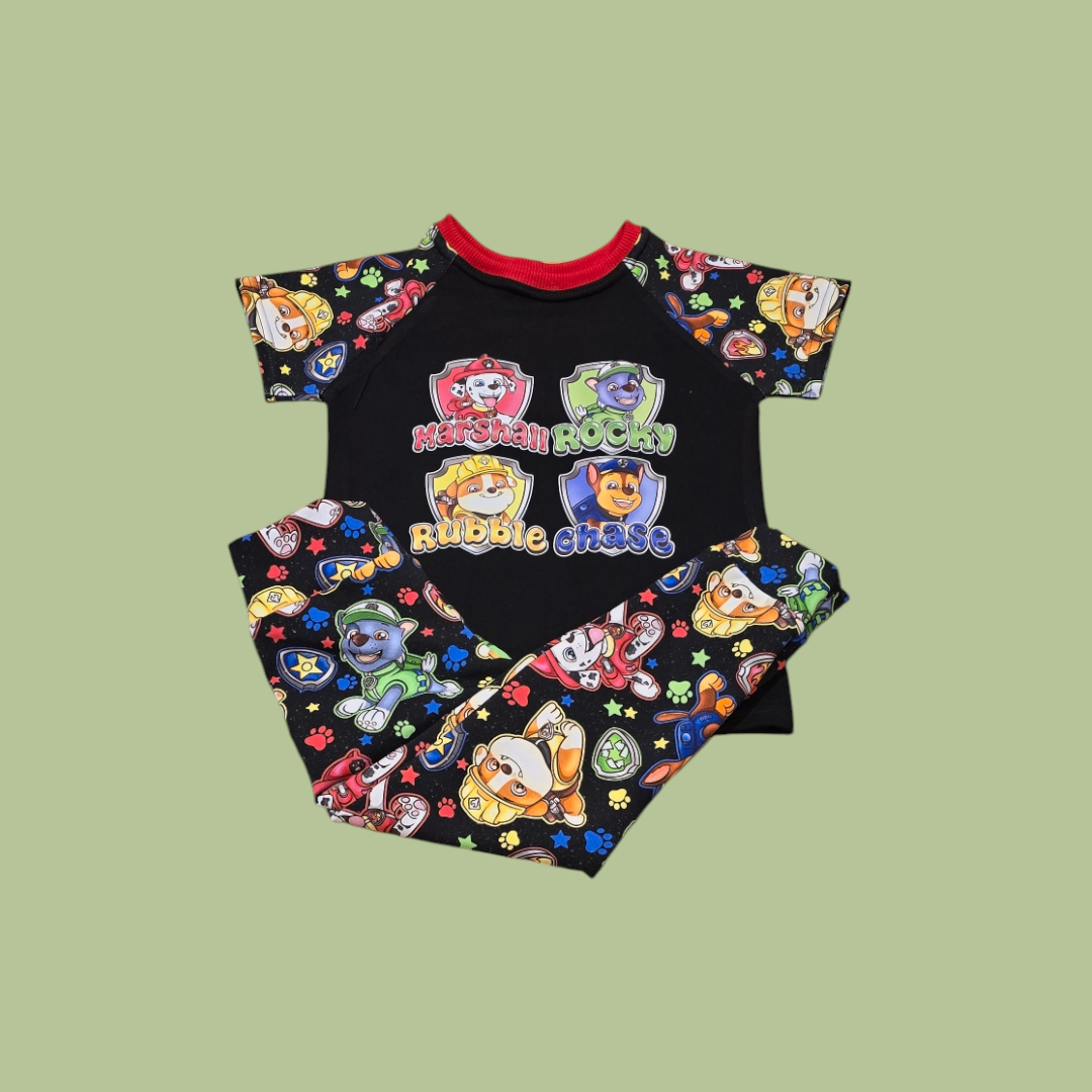 A tshirt and leggings set featuring PAW PATROL
