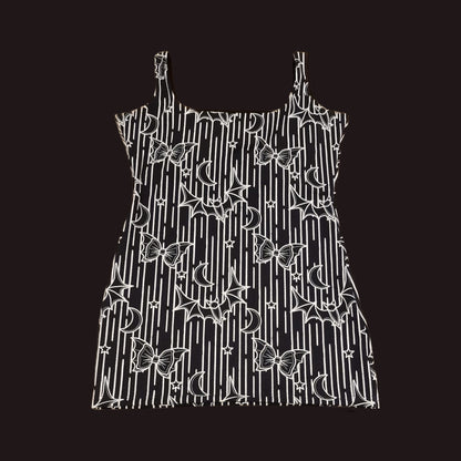 A handmade alternative fitted dress