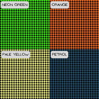 4 different Gingham colour options