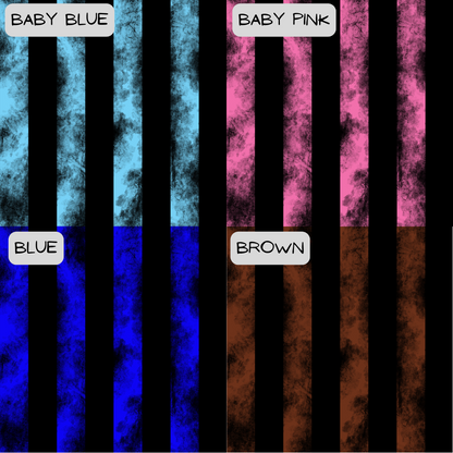 4 different grunge stripes colour options
