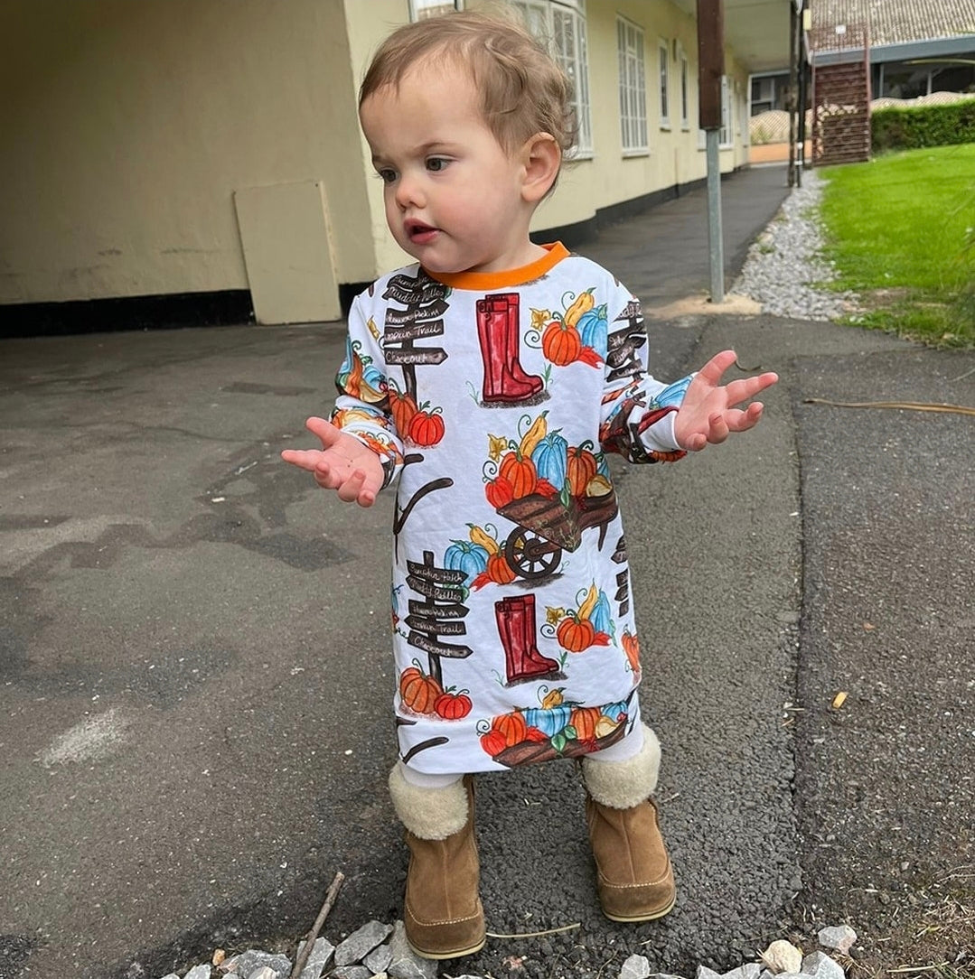 An Alt Originals customer wearing a handmade alternative jumper dress