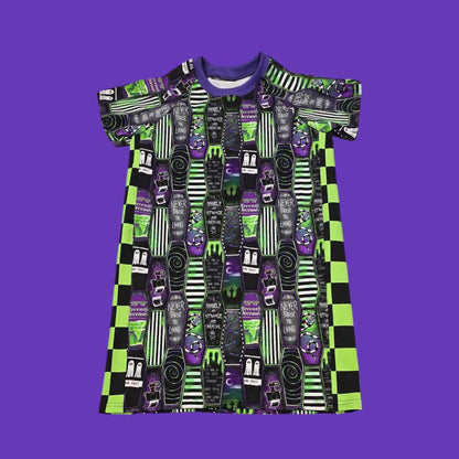 A handmade alternative raglan dress