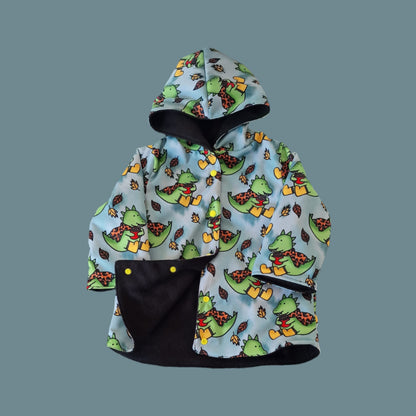 A handmade alternative rainproof coat