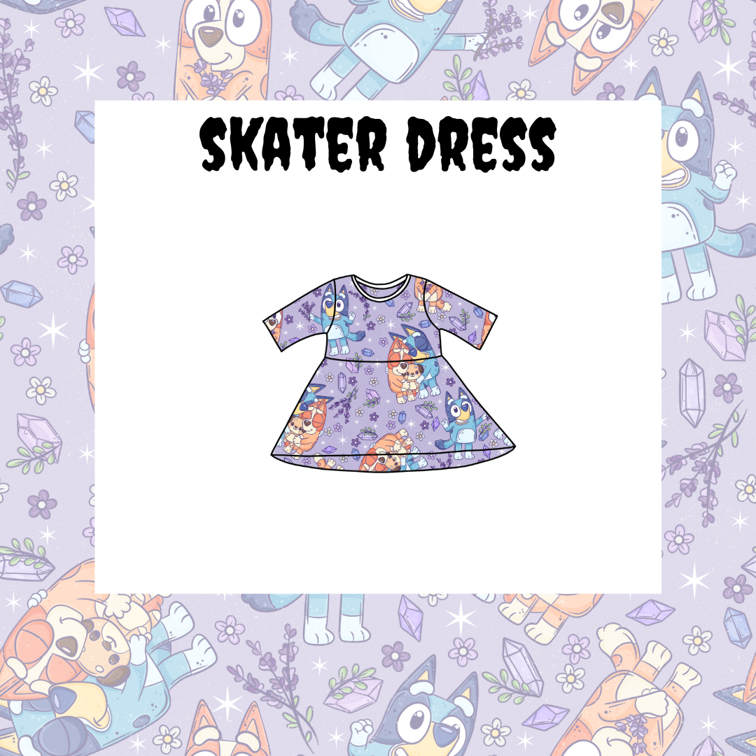 A skater dress mock-up