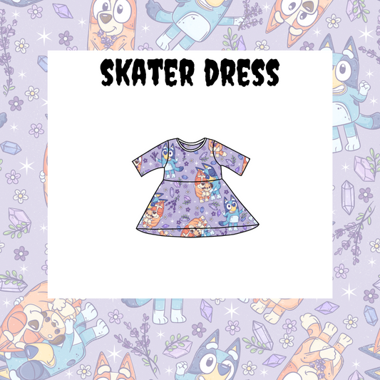 A skater dress mock-up