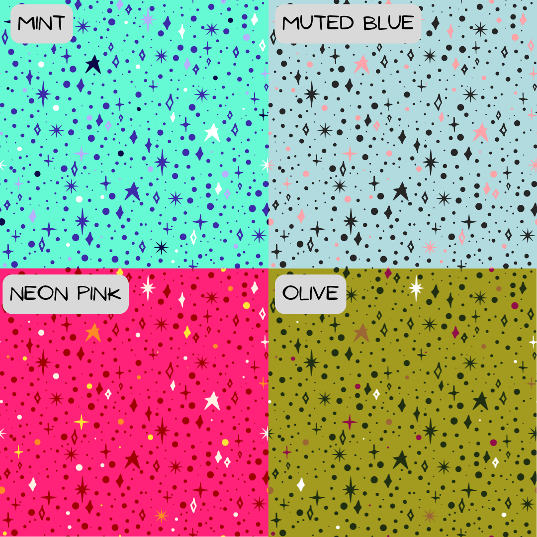 4 sketchy starts colour options