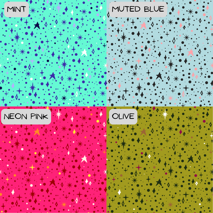 4 sketchy starts colour options