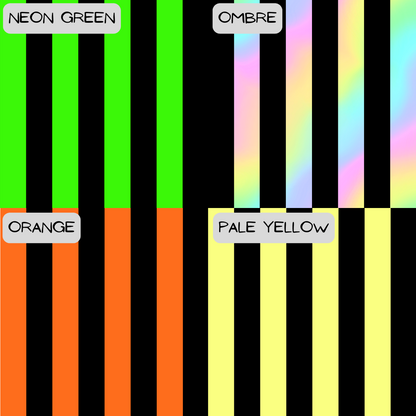 4 different stripes colour options