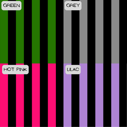 4 different stripes colour options