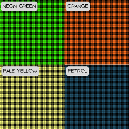 4 different Tartan colour options