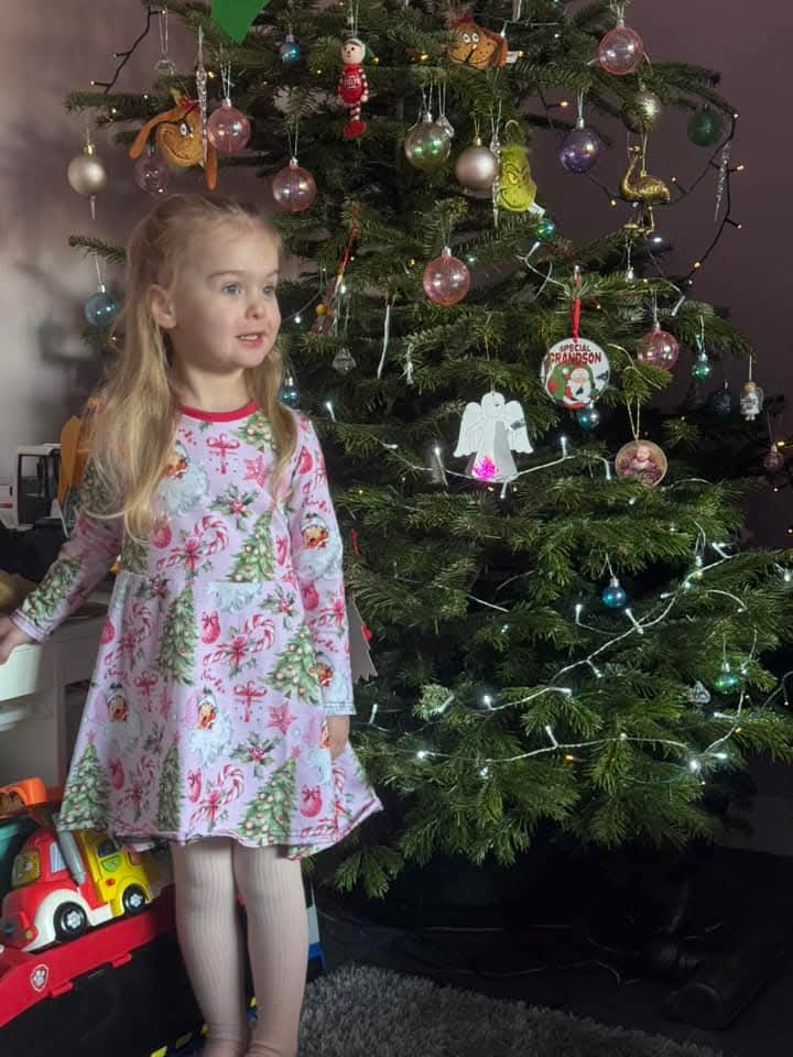 An Alt Originals customer wearing a handmade alternative twirly dress