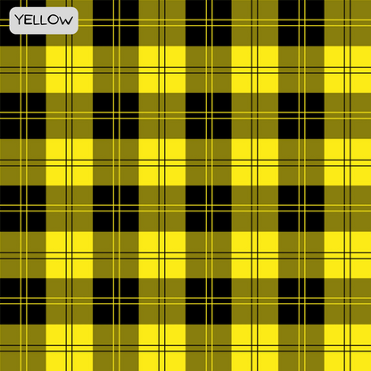 4 different bold plaid colour options