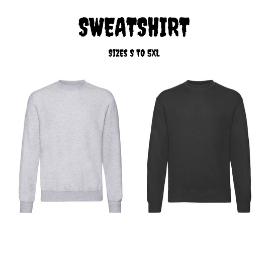 Sweatshirt DTF Printed for Adults | Alternative Clothing