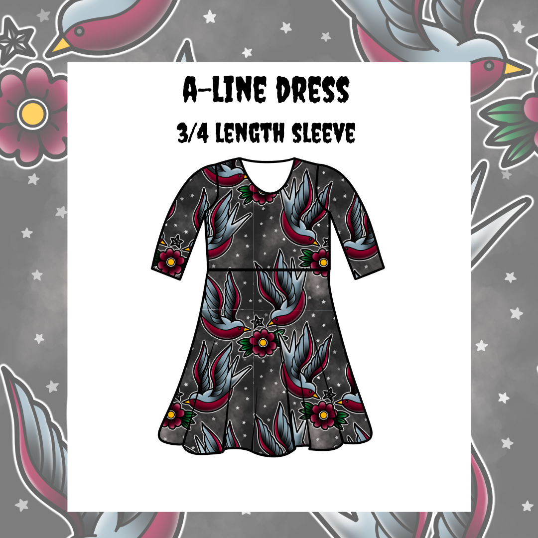 A-Line Dress Handmade for Adults | Alternative Adults Clothing