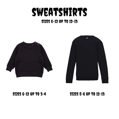 Sweatshirt DTF Printed for Kids | Alternative Clothing