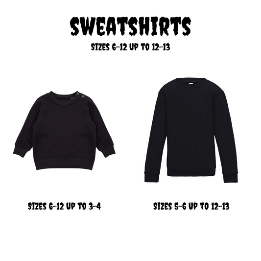 Sweatshirt DTF Printed for Kids | Alternative Clothing
