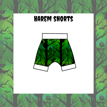 Harem Shorts Handmade for Tweens | Alternative Tween Clothing