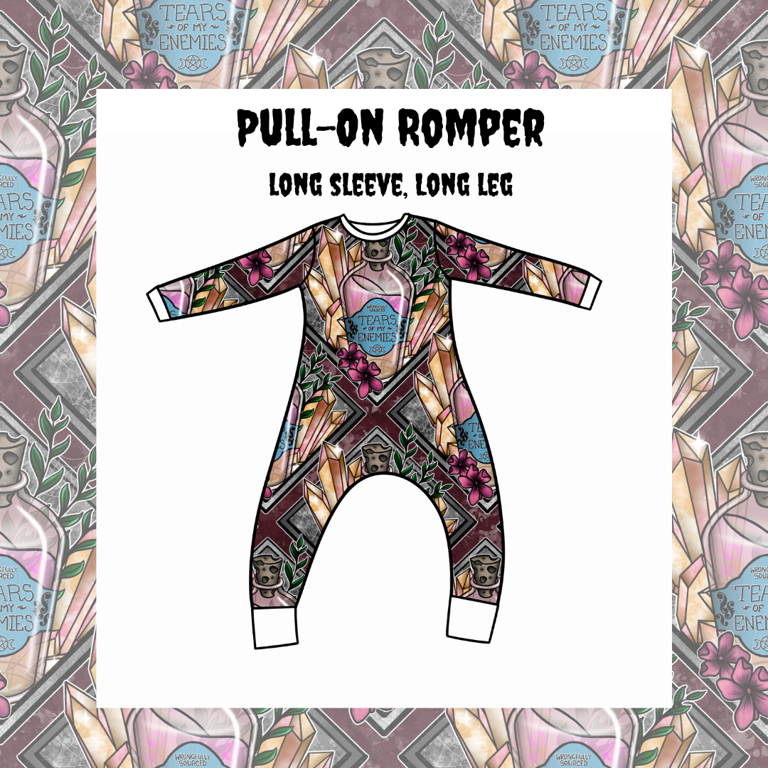 Pull-On Romper Handmade for Kids | Alternative Kids Clothing