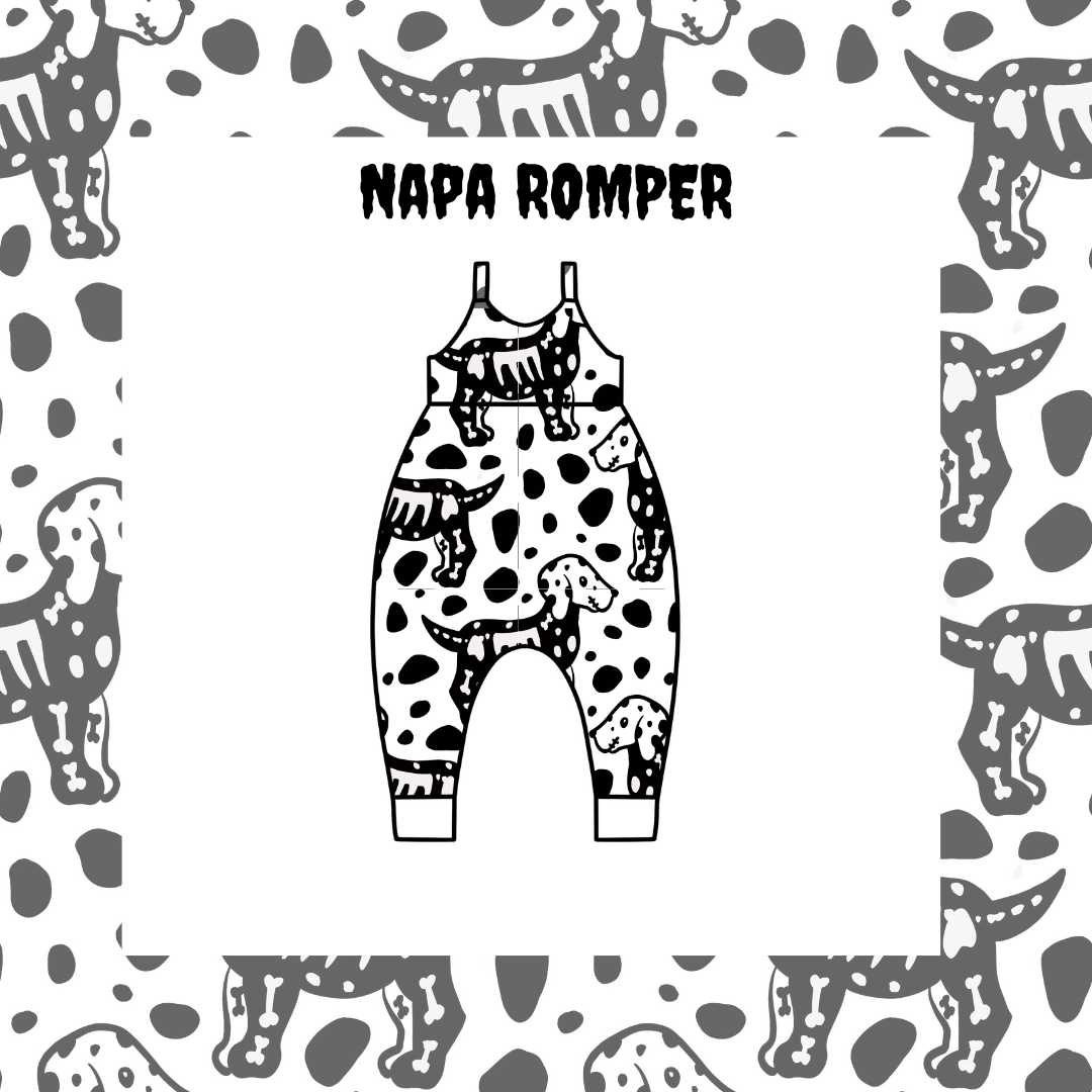 Napa Romper Handmade for Kids | Alternative Kids Clothing