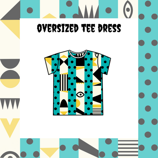 Oversized Tee Dress Handmade for Kids | Alternative Kids Clothing