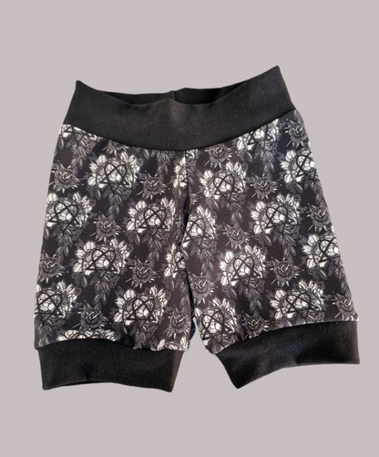 Cuffed Shorts Handmade for Kids | Alternative Kids Clothing