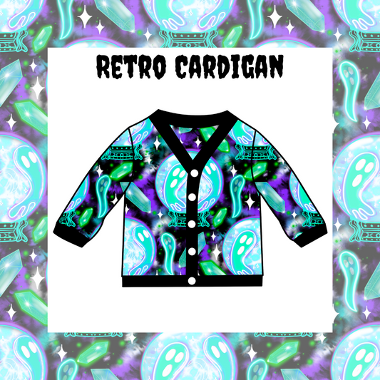 Retro Cardigan Handmade for Kids | Alternative Kids Clothing