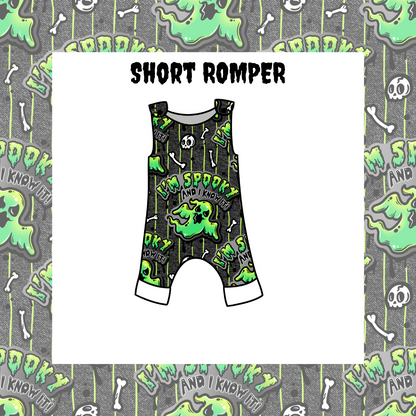 Short Romper Handmade for Kids | Alternative Kids Clothing