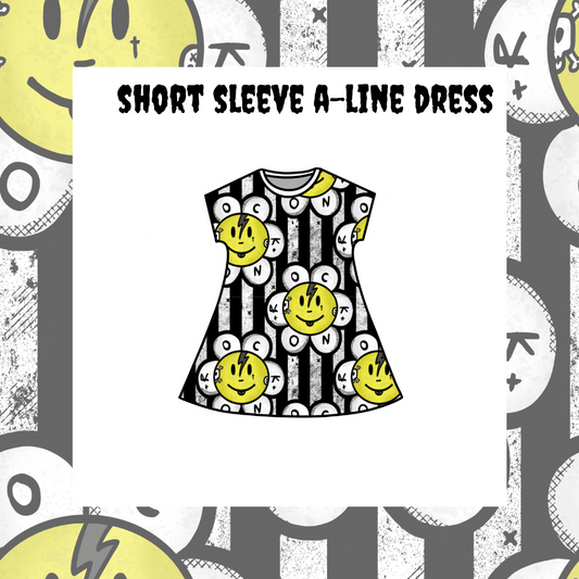 A-Line Dress Handmade for Kids | Alternative Kids Clothing