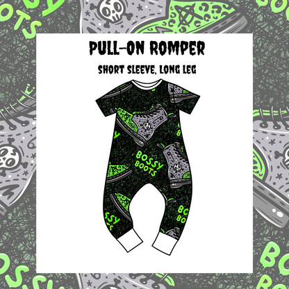 Pull-On Romper Handmade for Kids | Alternative Kids Clothing