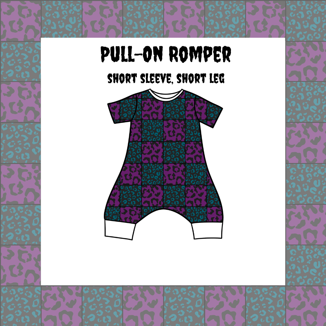 Pull-On Romper Handmade for Kids | Alternative Kids Clothing