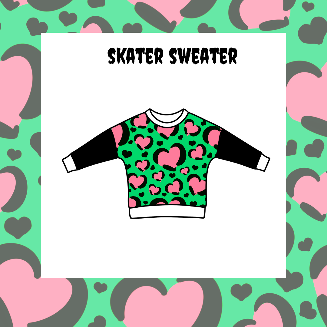 Skater Sweater Handmade for Kids | Alternative Kids Clothing