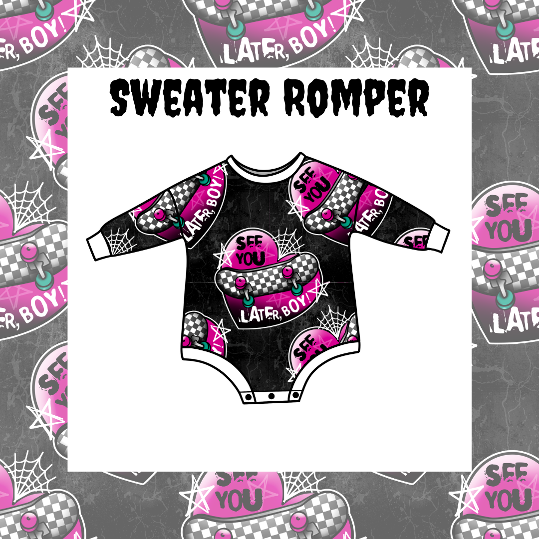 Sweater Romper Handmade for Kids | Alternative Kids Clothing