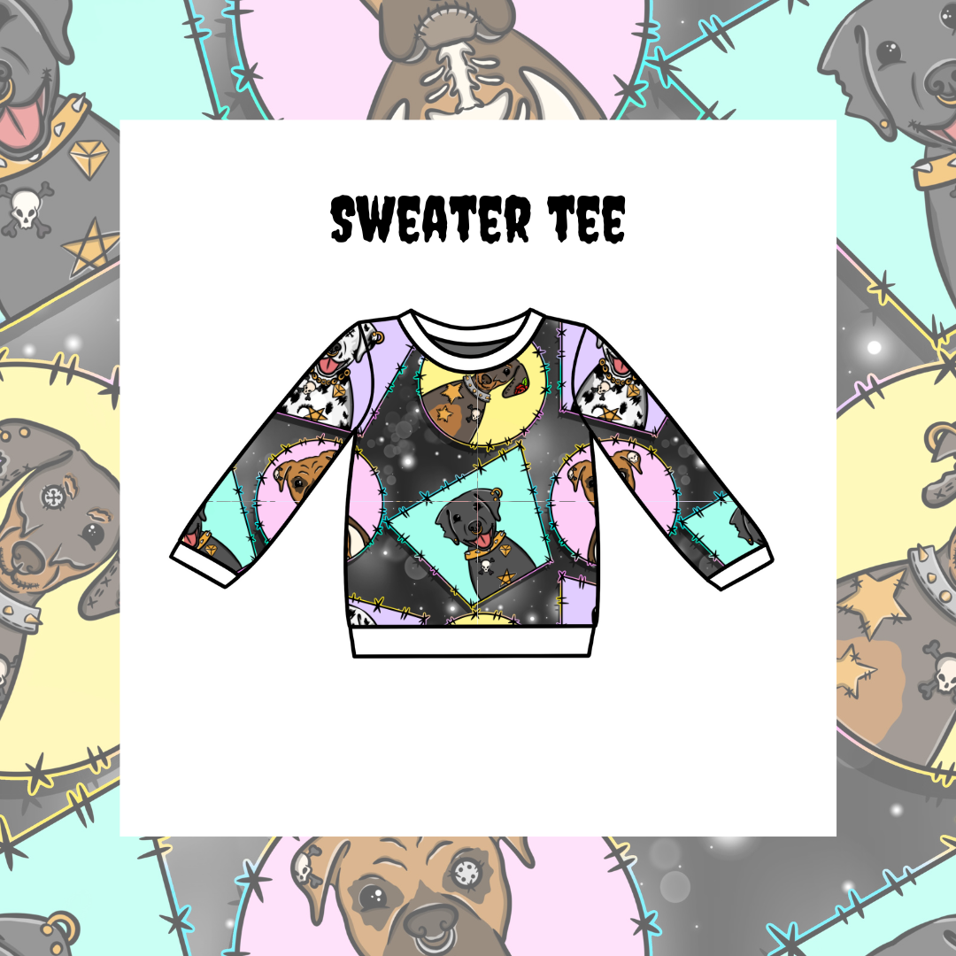 Sweater Tee Handmade for Kids | Alternative Kids Clothing
